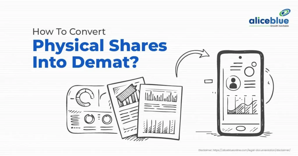 How to convert physical shares into demat account