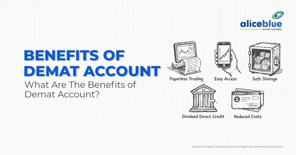Benefits of demat account including paperless trading