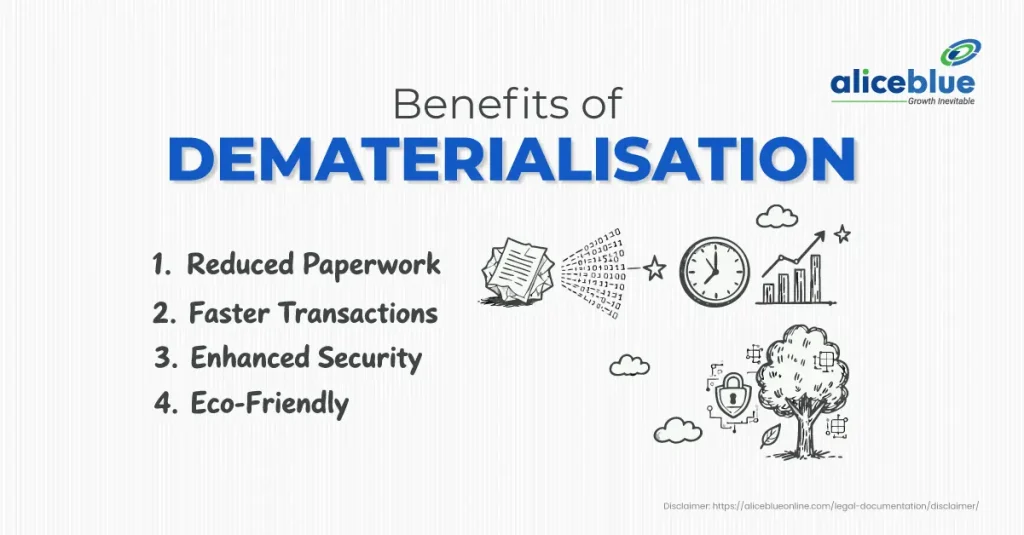 Benefits of dematerialisation reduced paperwork faster secure