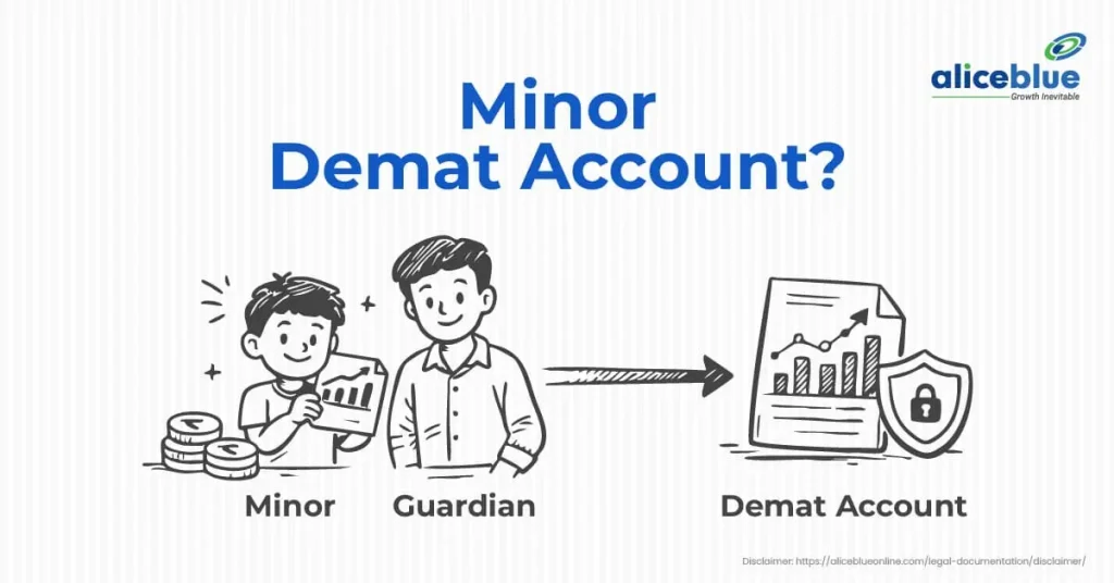 minor demat account with guardian