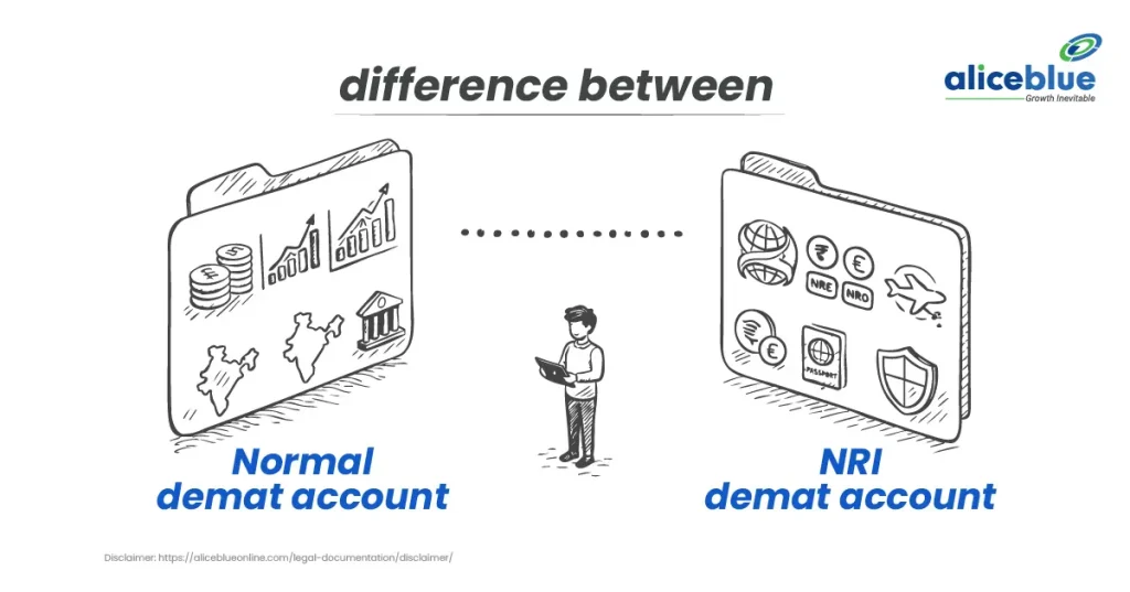 Difference between NRI and normal demat account