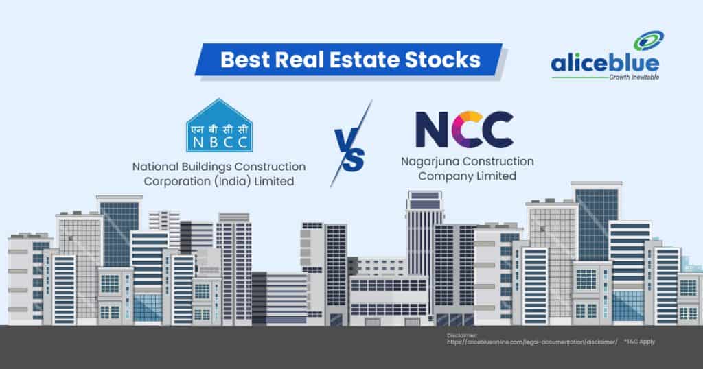 NBCC Ltd Vs NCC Ltd - Best Real Estate Stocks