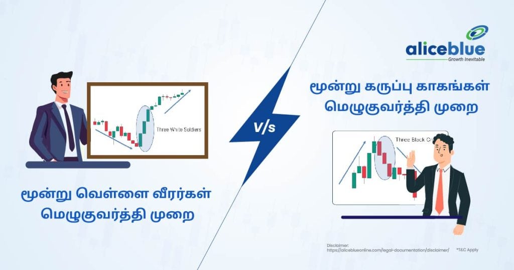 Three White Soldiers Candlestick Pattern vs Three Black Crows Candlestick Pattern-05
