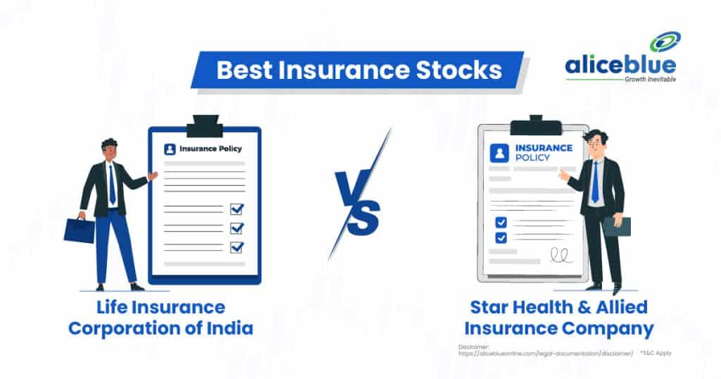 Life Insurance Corporation of India Vs Star Health & Allied Insurance Company - Best Insurance Stocks