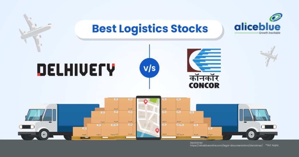 Delhivery Vs Container Corporation Of India - Best Logistics Stocks