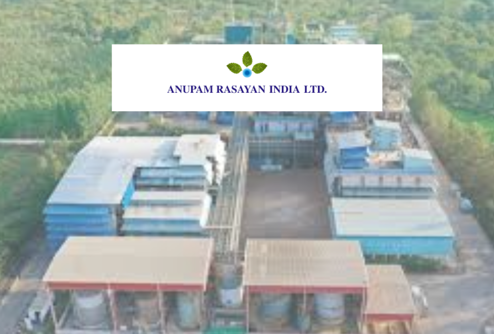 Anupam Rasayan rises after signing deal to acquire U.S.-based Jayhawk Fine Chemicals