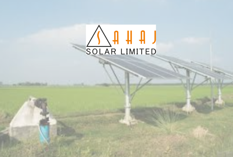 Sahaj Solar: Stock jump after reporting ₹198.21 Cr revenue in 9M FY26, growth 11.22%
