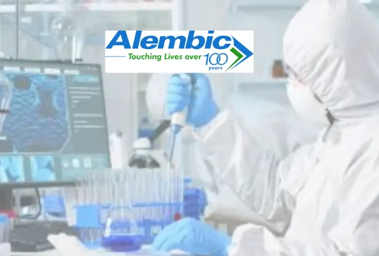 Alembic logo over lab researchers using pipettes and screens