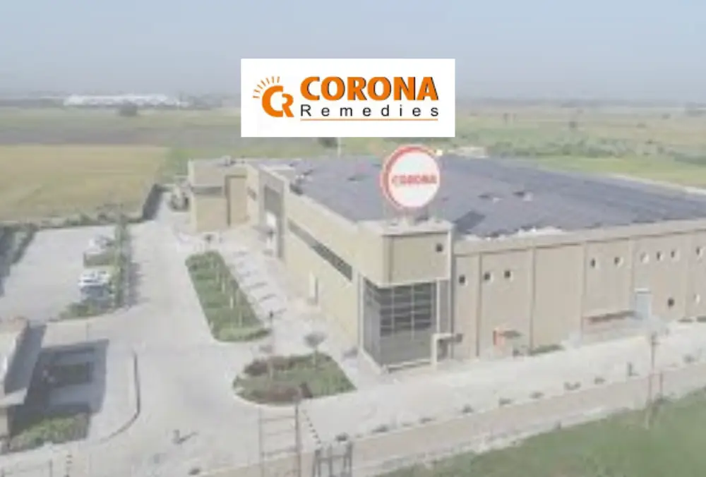 Corona Remedies manufacturing plant with rooftop solar panels