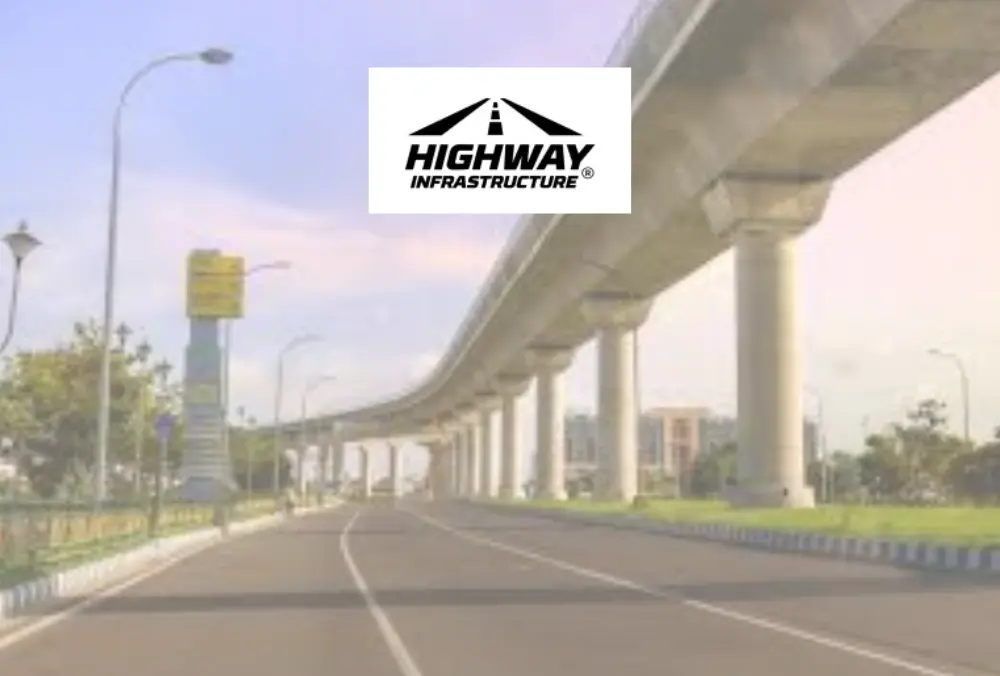 Highway Infrastructure logo displayed over elevated road bridge