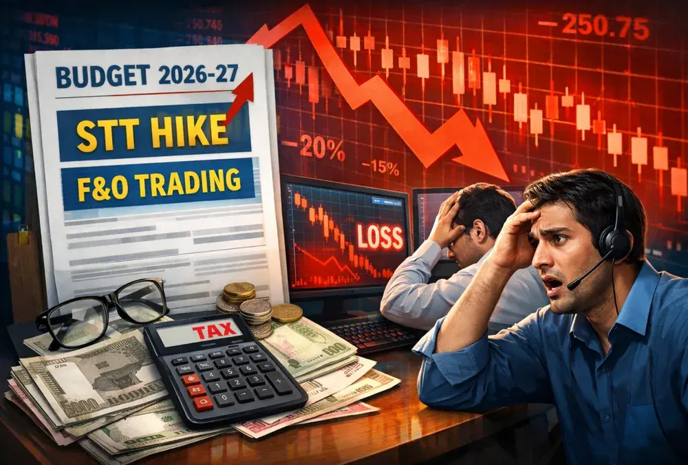 Budget 2026-27 STT hike impacts F&O traders and market losses