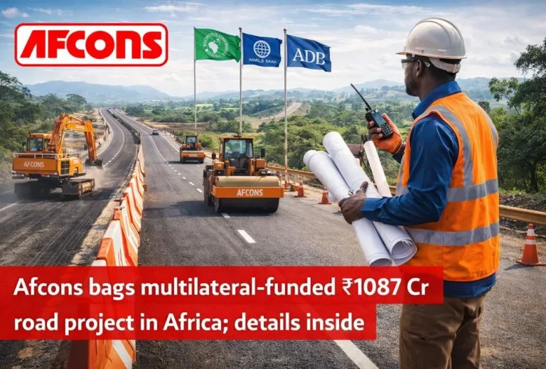 Afcons bags multilateral-funded ₹1087 Cr road project in Africa; details inside