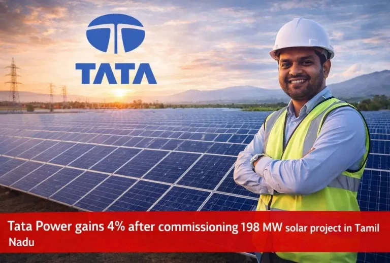 Tata Power gains 4% after commissioning 198 MW solar project in Tamil Nadu