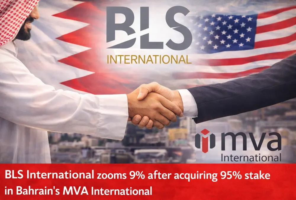 BLS International acquires 95% stake in Bahrain MVA
