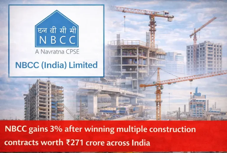 NBCC gains 3% after winning multiple construction contracts worth ₹271 crore across India