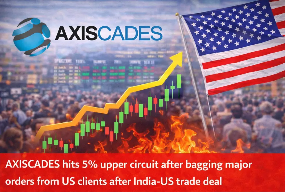AXISCADES hits upper circuit after US orders win