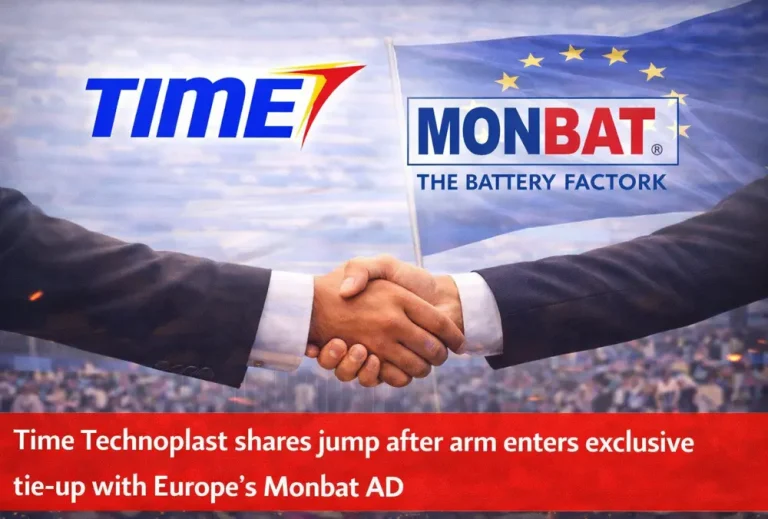 Time Technoplast shares jump after arm enters exclusive tie-up with Europe’s Monbat AD