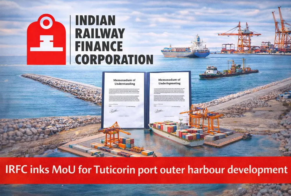 IRFC signs MoU for Tuticorin port outer harbour project