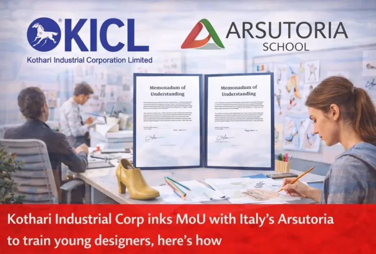 Kothari Industrial Corp inks MoU with Italy’s Arsutoria to train young designers, here’s how