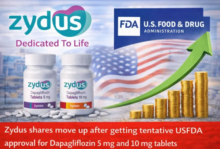 Zydus shares move up after getting tentative USFDA approval for Dapagliflozin 5 mg and 10 mg tablets
