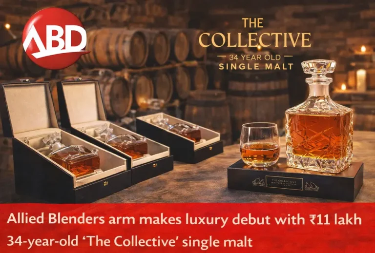 Allied Blenders arm makes luxury debut with ₹11 lakh 34-year-old ‘The Collective’ single malt