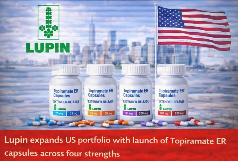 Lupin expands US portfolio with launch of Topiramate ER capsules across four strengths