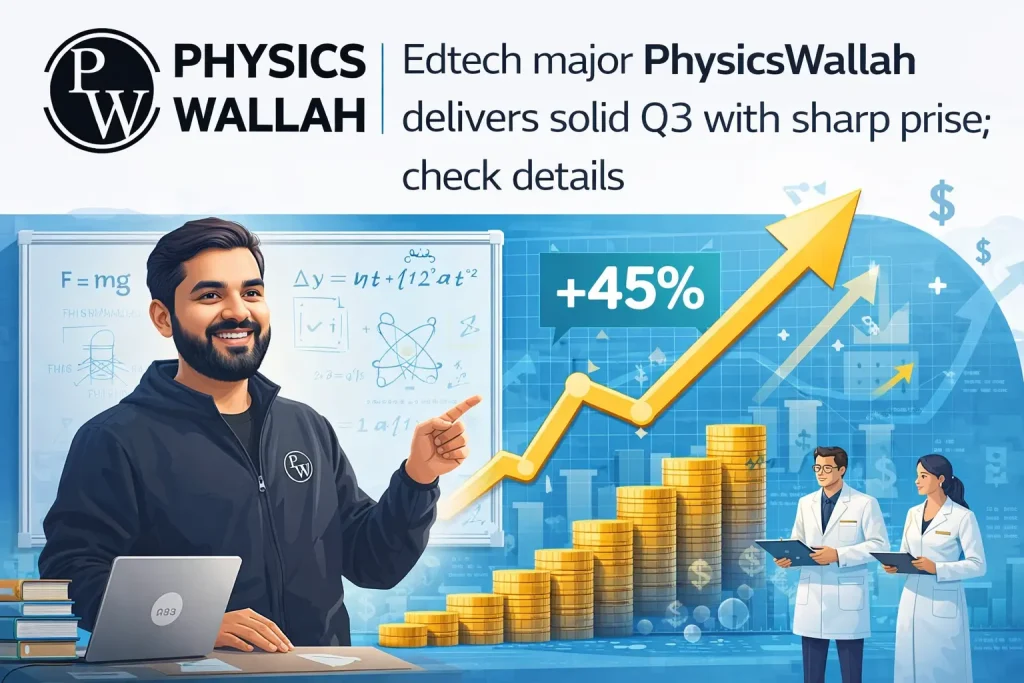 PhysicsWallah Q3 results lift stock by 45%