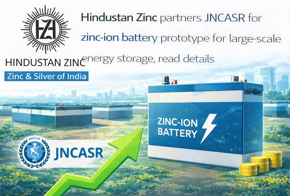 Hindustan Zinc partners JNCASR on zinc-ion battery