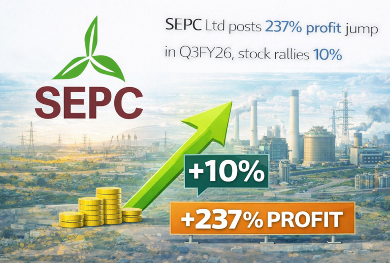 SEPC Ltd posts 237% profit jump in Q3FY26, stock rallies 10%