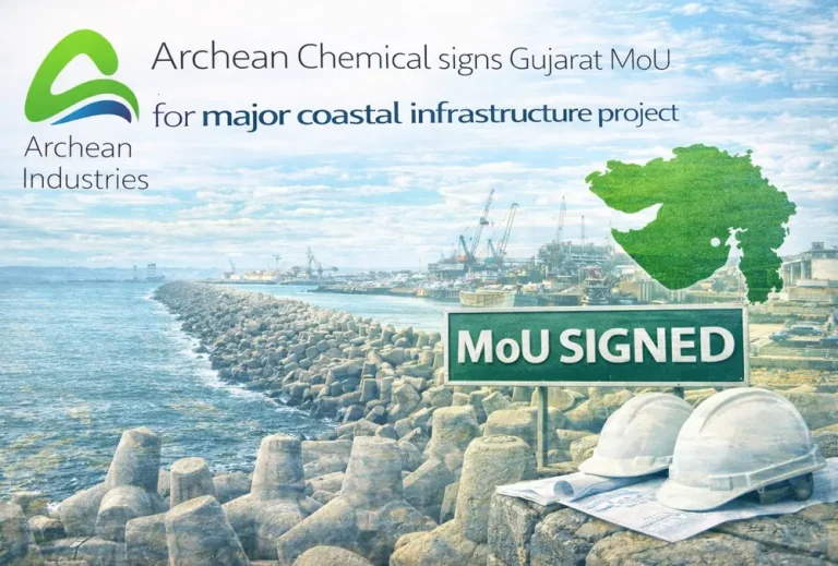 Archean Chemical signs Gujarat MoU for major coastal infrastructure project