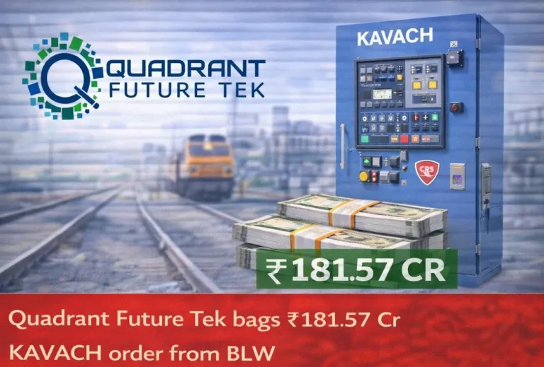 Quadrant Future Tek bags ₹181.57 Cr KAVACH order from BLW