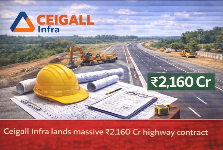 Ceigall Infra lands massive ₹2,160 Cr highway contract