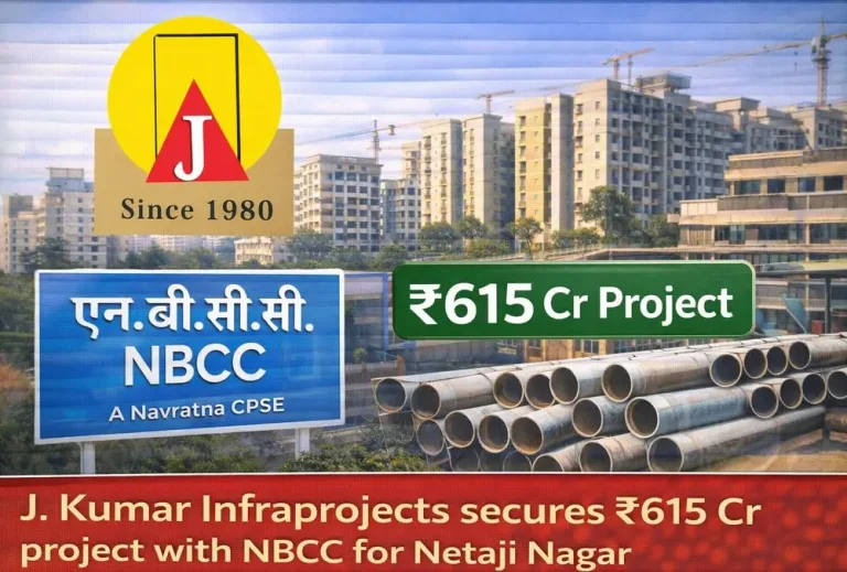 J. Kumar Infraprojects secures ₹615 Cr project with NBCC for Netaji Nagar