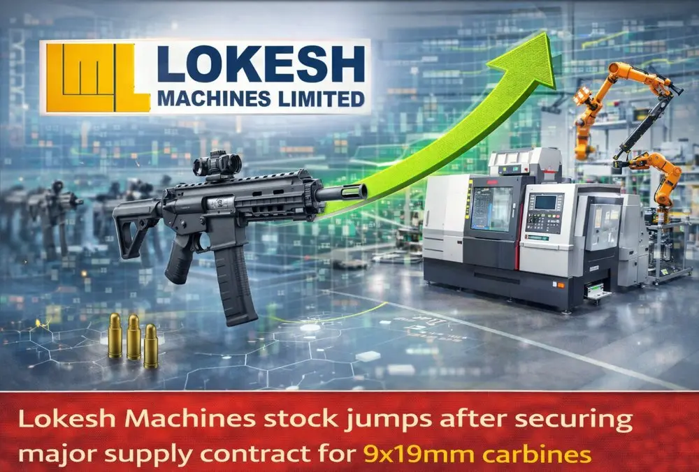 Lokesh Machines stock rises after securing 9x19mm carbine supply contract
