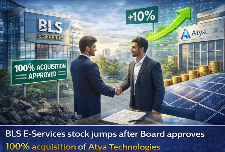 BLS E-Services stock jumps after Board approves 100% acquisition of Atya Technologies