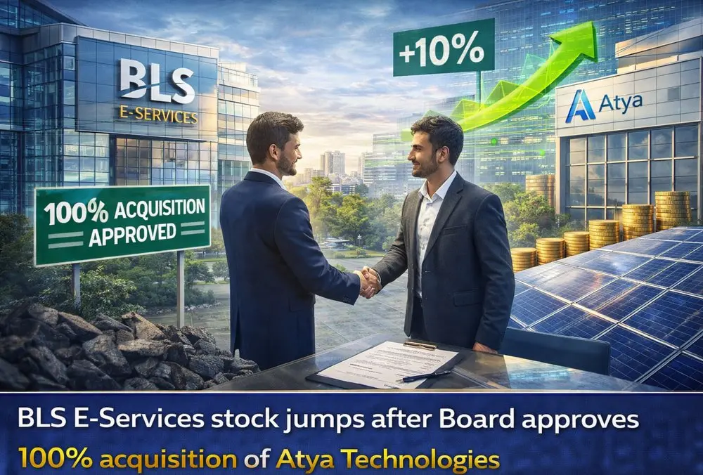 BLS E-Services stock jumps after Atya acquisition approval