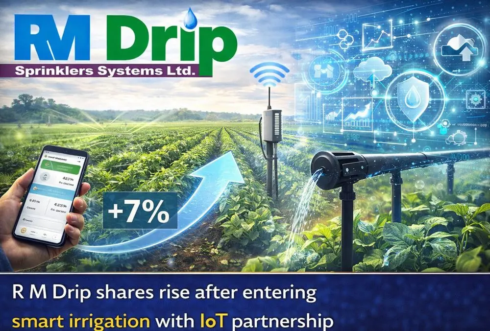 RM Drip shares rise after IoT-based smart irrigation entry