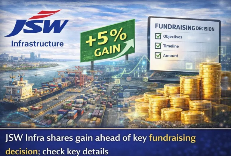 JSW Infra shares gain ahead of key fundraising decision; check key details