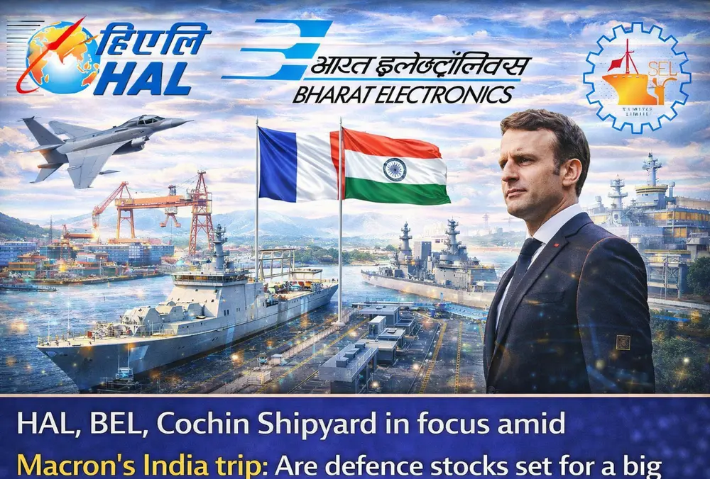 HAL, BEL, Cochin Shipyard in focus amid Macron India visit