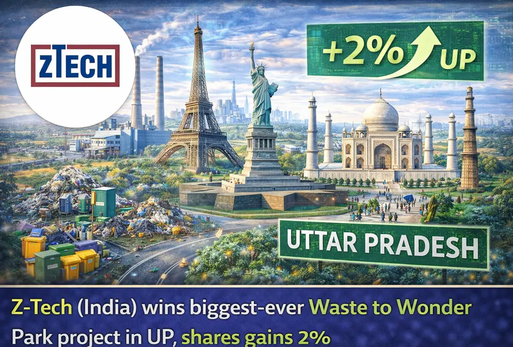 Z-Tech wins UP waste-to-wonder park project; shares up 2%