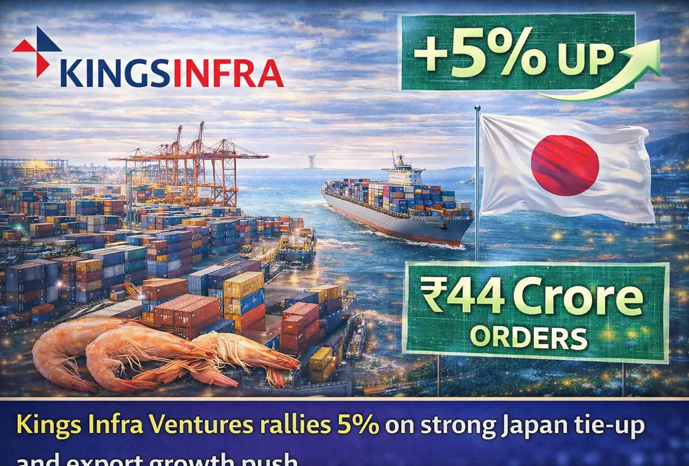 Kings Infra Ventures up 5% on Japan tie-up