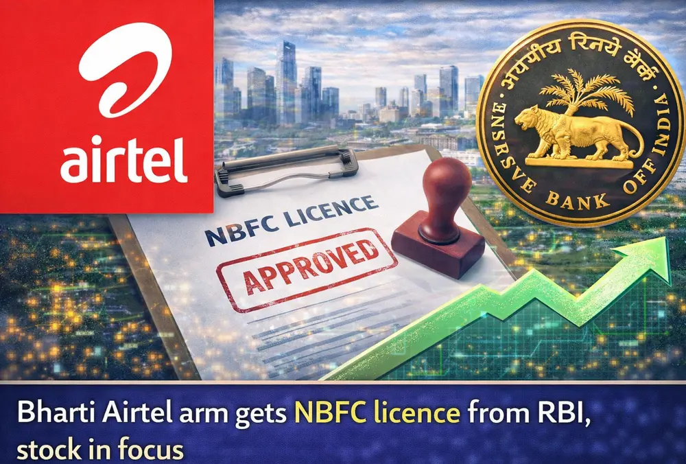 Bharti Airtel arm gets NBFC licence from RBI