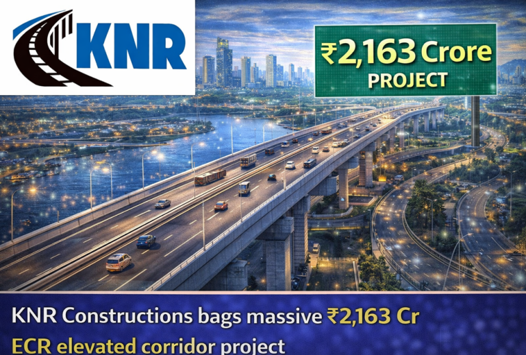 KNR Constructions bags massive ₹2,163 Cr ECR elevated corridor project