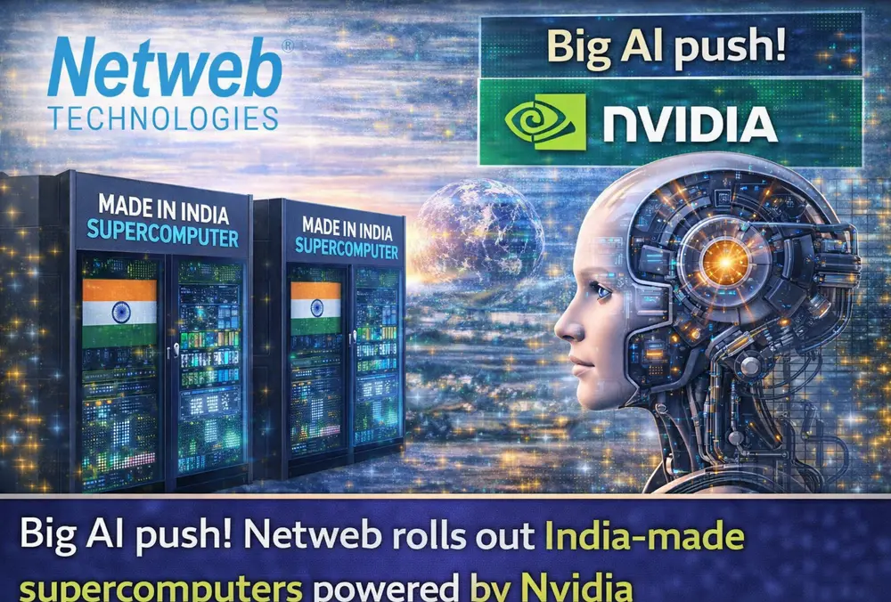 Netweb unveils India-made AI supercomputers with Nvidia