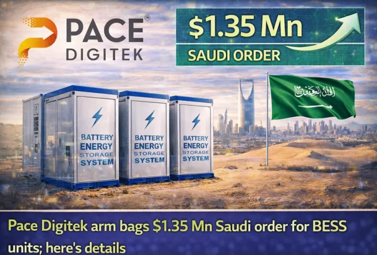 Pace Digitek arm bags $1.35 Mn Saudi order for BESS units; here’s details