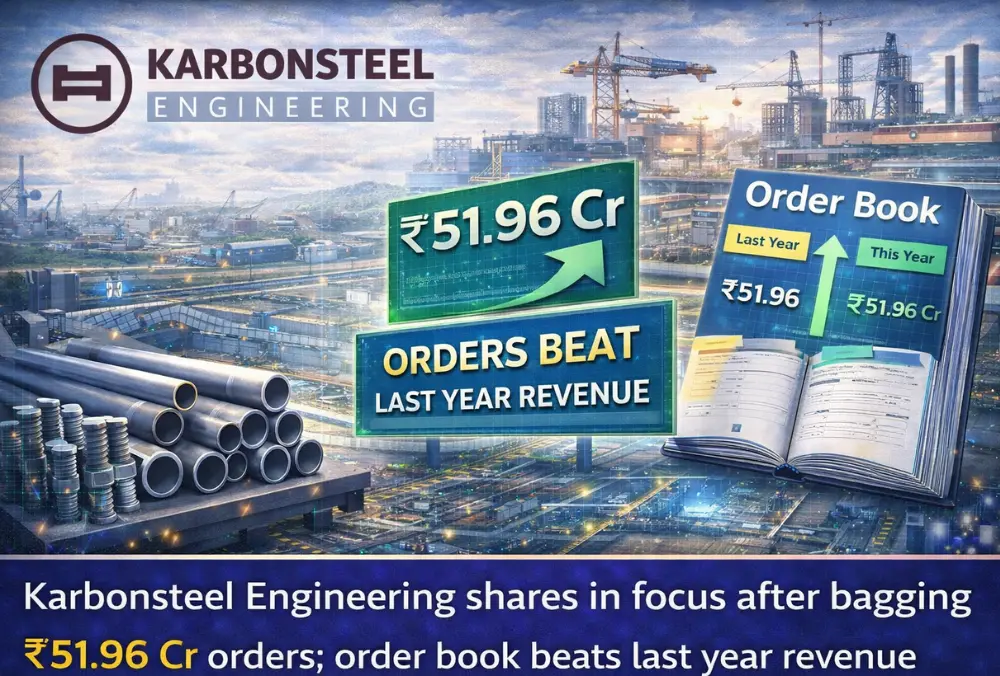 Karbonsteel Engineering bags ₹51.96 crore orders, order book up