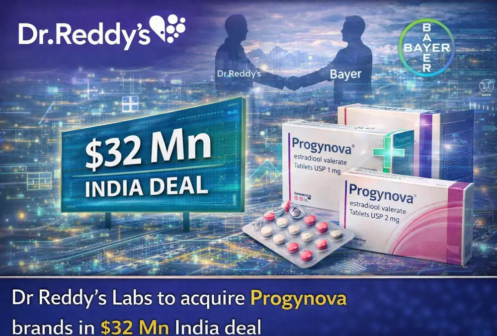 Dr Reddy’s acquires Progynova from Bayer in $32 million deal