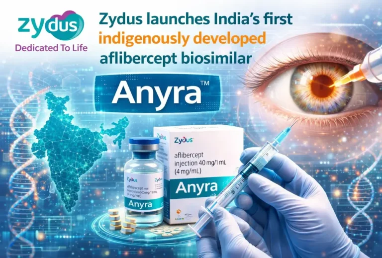 Zydus launches India’s first indigenously developed aflibercept biosimilar Anyra