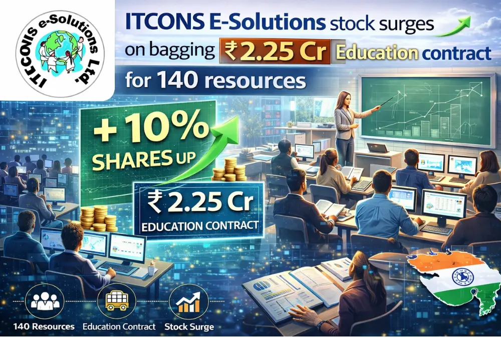 ITCONS E-Solutions stock jumps on ₹2.25 Cr deal