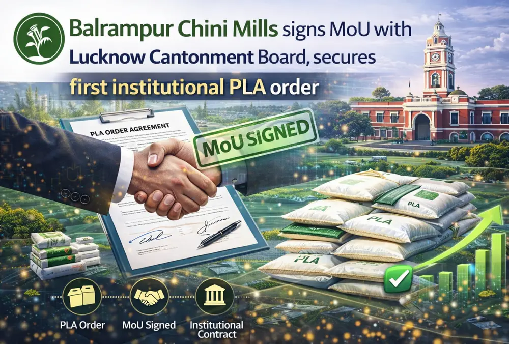 Balrampur Chini Mills MoU for PLA order